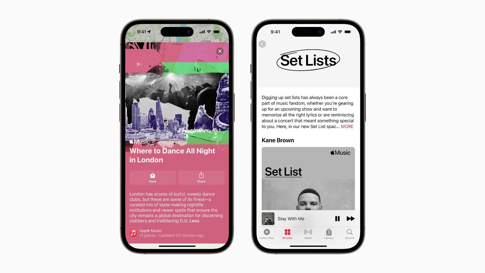 Apple Music Set List