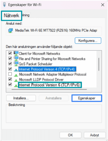 Connection Uses The Following Items Sv
