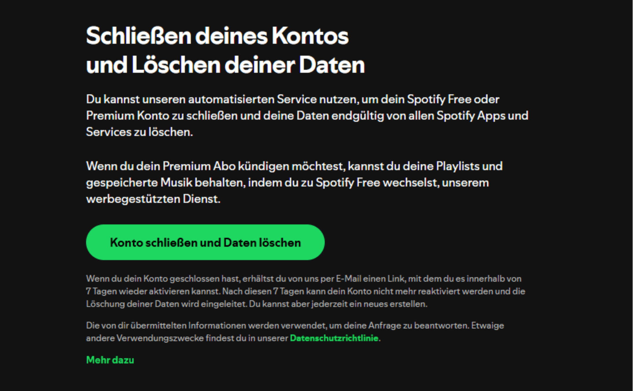 Visit The Account Closure Page De