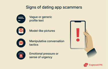 A list of signs of scamming behavior on Hinge.