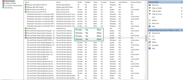 Enable File and Printer Sharing (Echo Request – ICMPv4-In) and File and Printer Sharing (Echo Request – ICMPv6-In) on Windows.