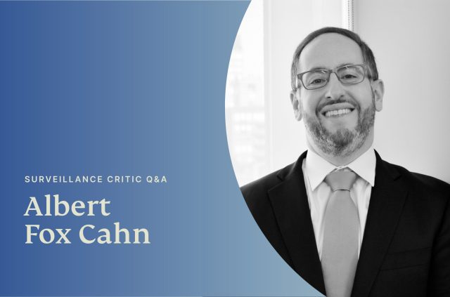 Q&A with surveillance critic Albert Fox Cahn